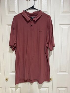 Maven Men’s Short-Sleeve Polo in Dusty Rose